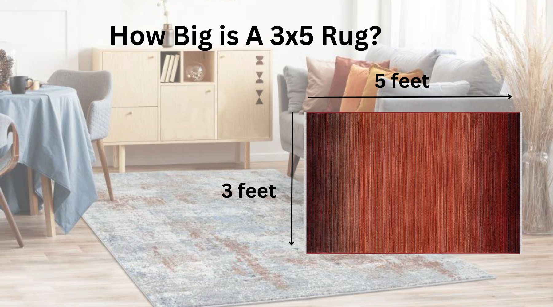 How Big Is A 3x5 Rug: Understanding Rug Dimensions – Rug Gallery