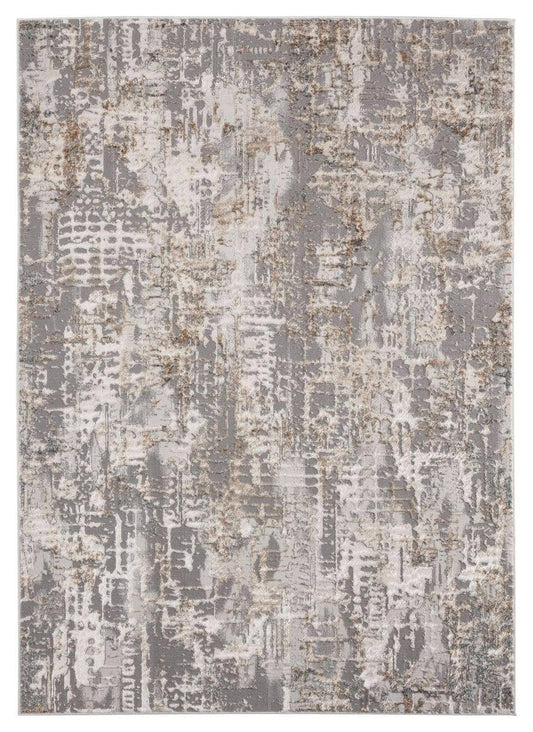 Emojy Varina Gray Rug United Weavers 10x14 Gray
