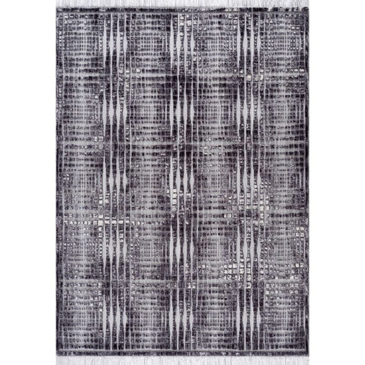 Chelsea Islan Gray Rug United Weavers 2x3 Black 