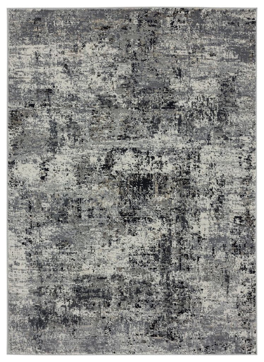 Eternity Elixir Charcoal Area Rug United Weavers 2x3 Black