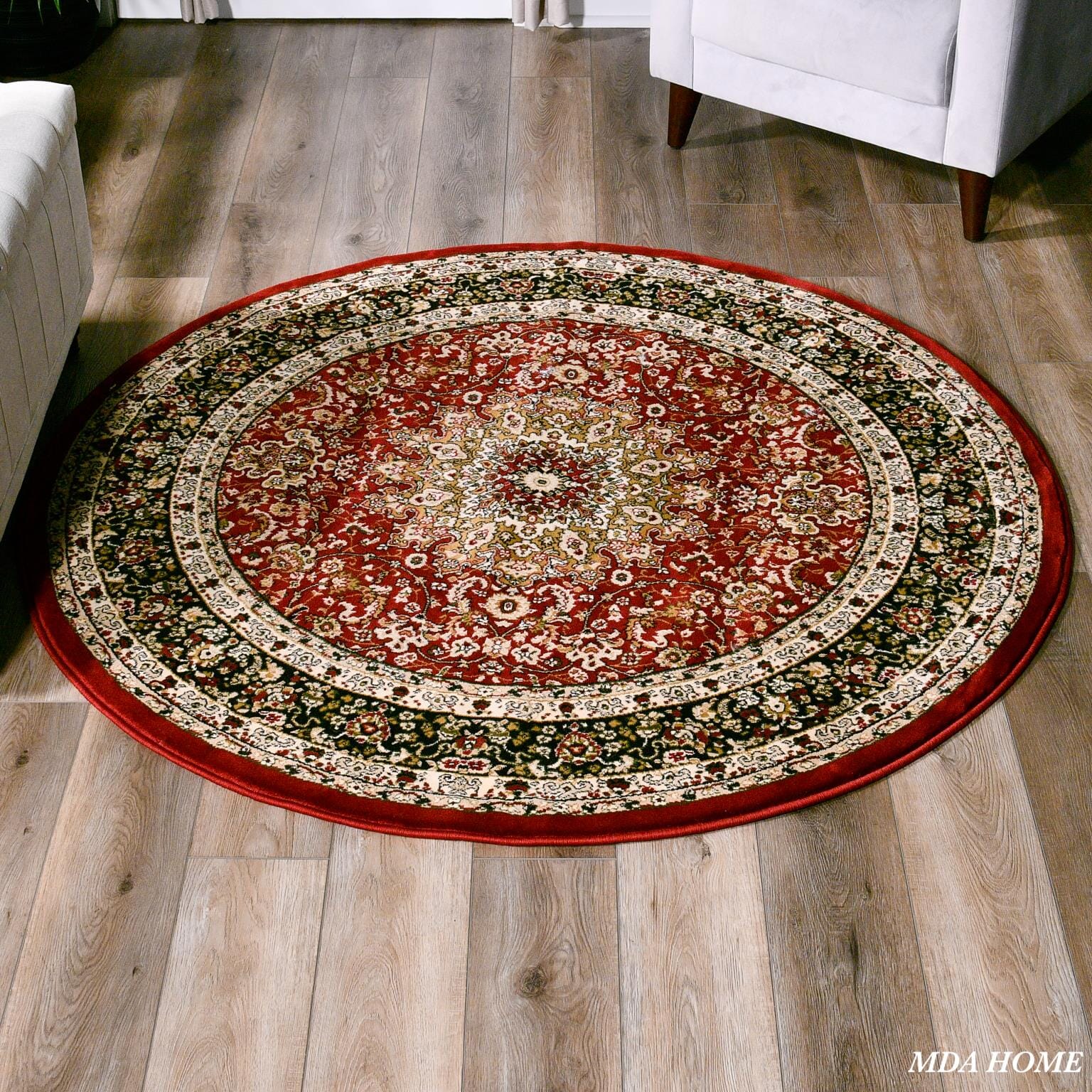 PERSIAN 16 Rug MDA 5 Round Red 