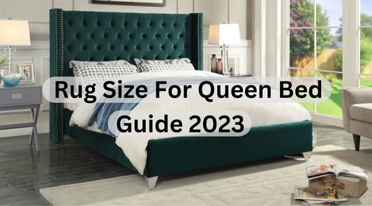 rug size for queen bed