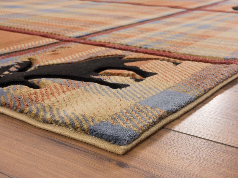 Cottage Nomad Multi Plaid Area Rug