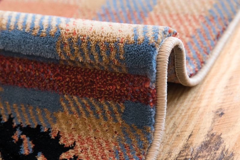 Cottage Nomad Multi Plaid Area Rug