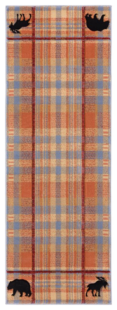 Cottage Nomad Multi Plaid Area Rug