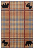 Cottage Nomad Multi Plaid Area Rug