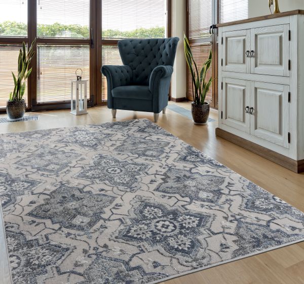 Cascades Leavenworth Blue Rug