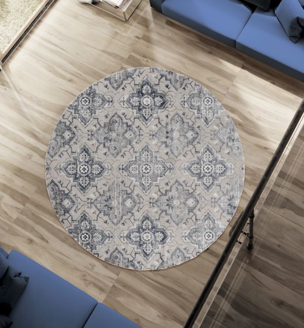 Cascades Leavenworth Blue Rug