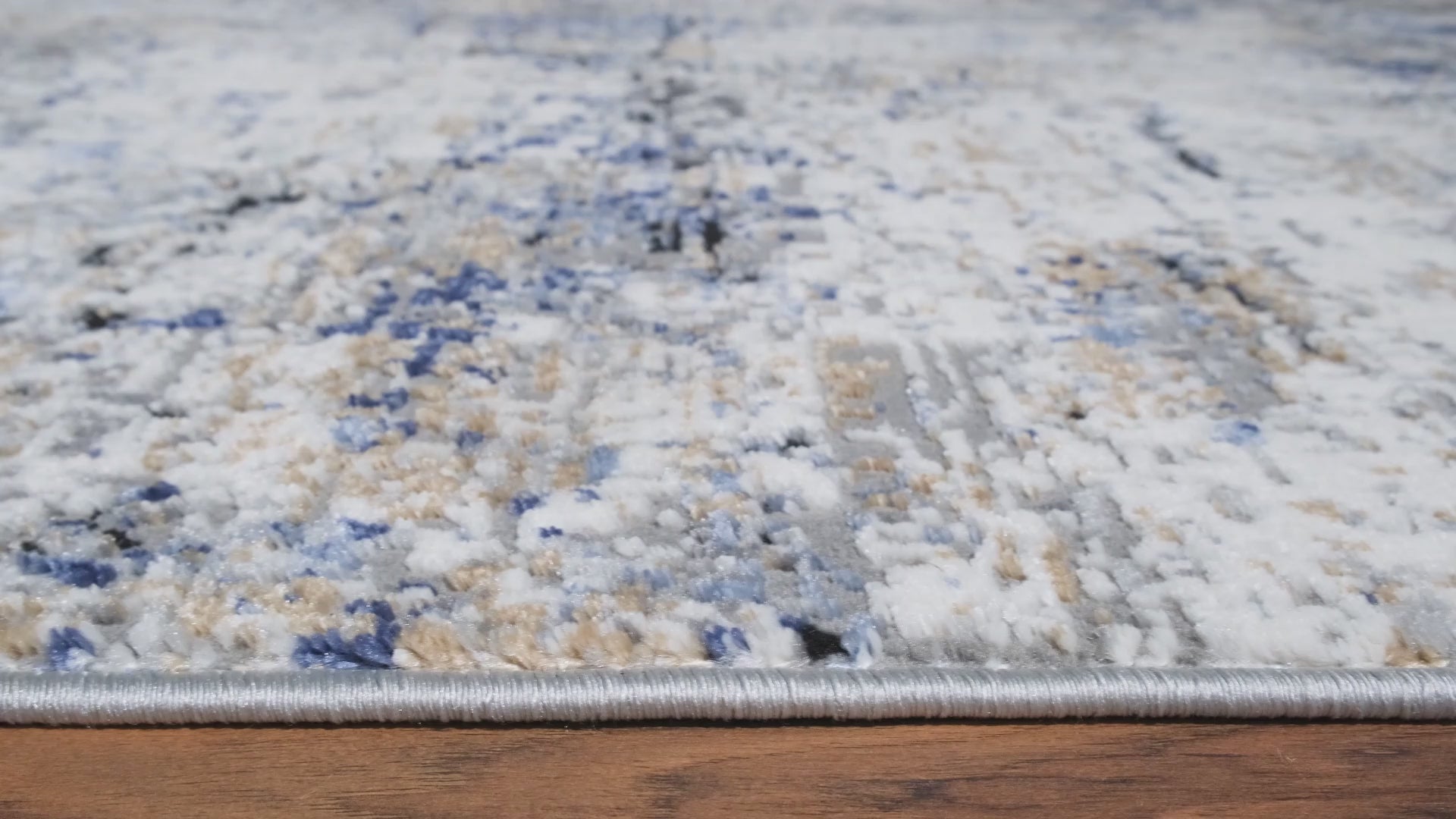 Eternity Barcelona Blue Area Rug