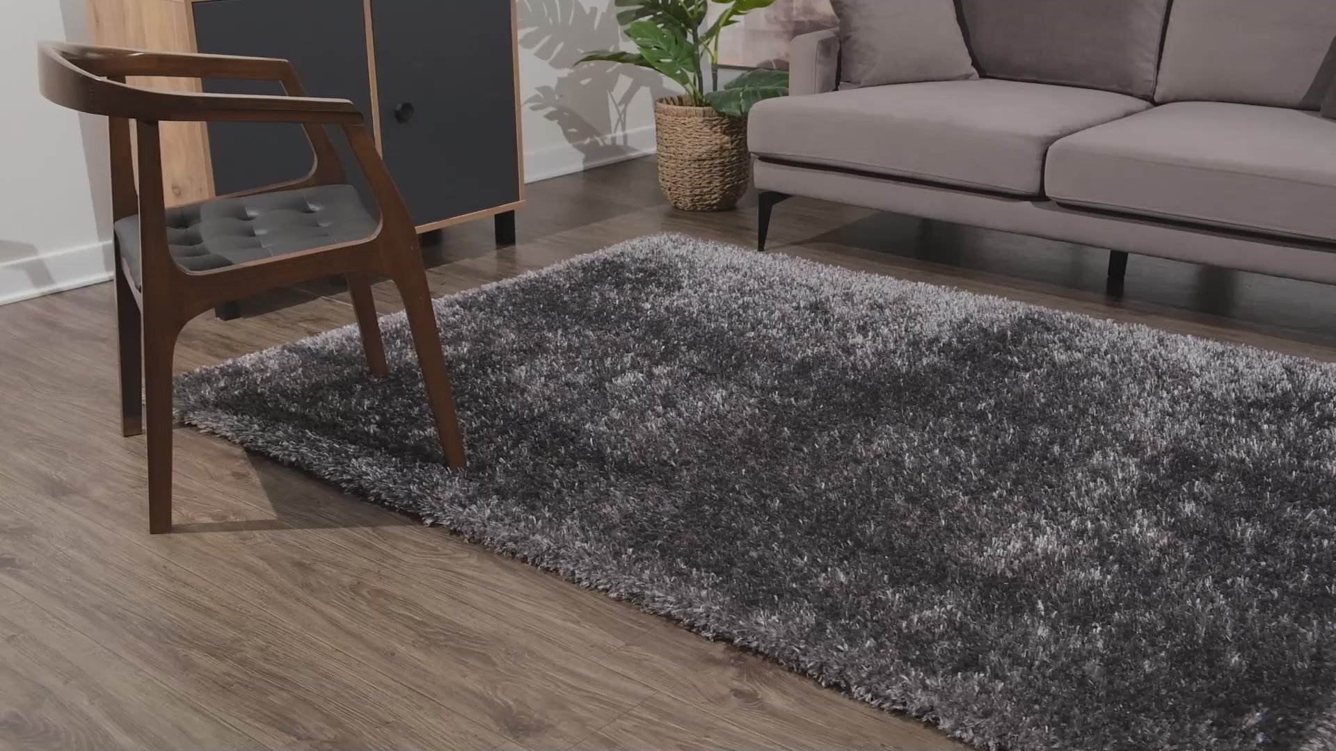 Aubrey Rose Grey Rug