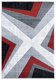 Bristol Zine Rug United Weavers Red 5x8 