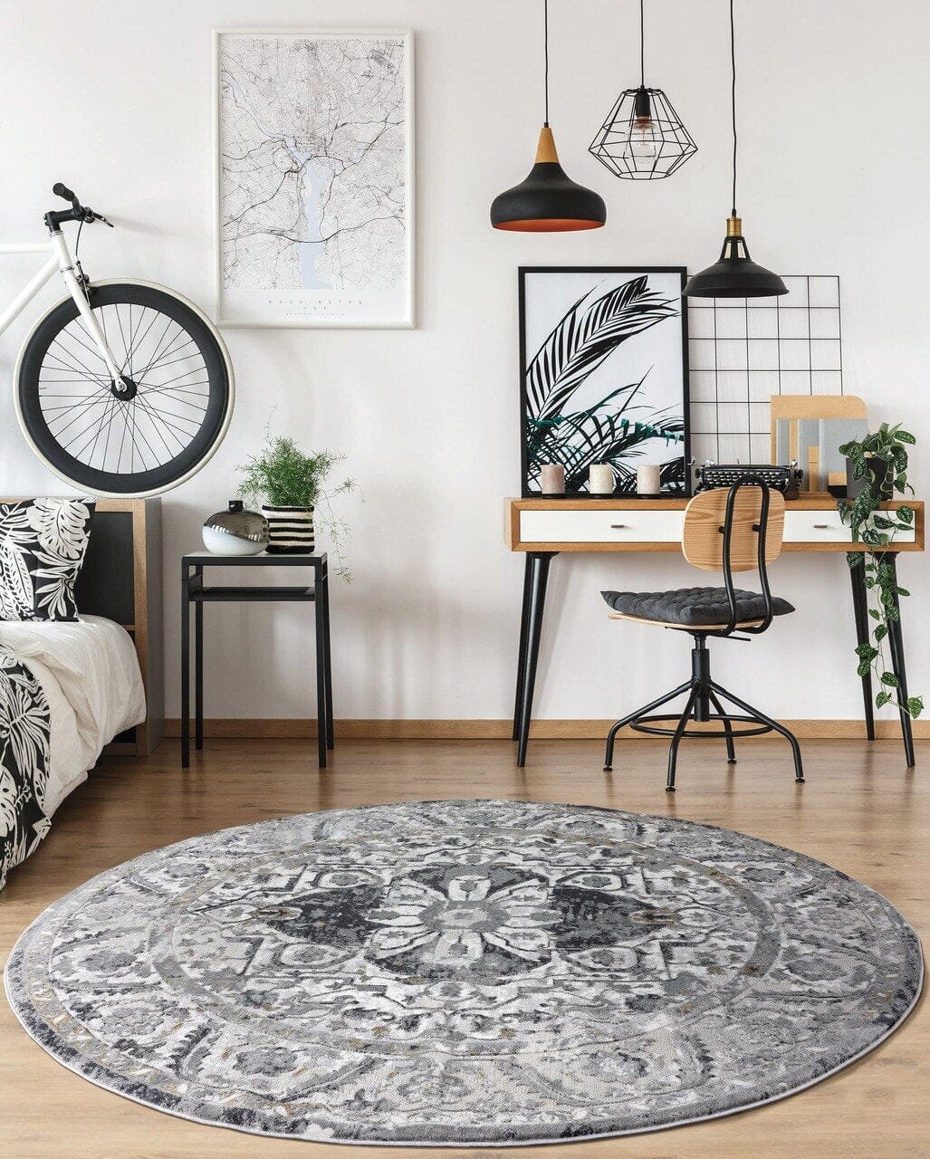 Veronica Adelaide Gray Rug